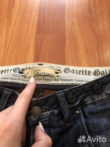 Крутые джинсы John Galliano, оригинал