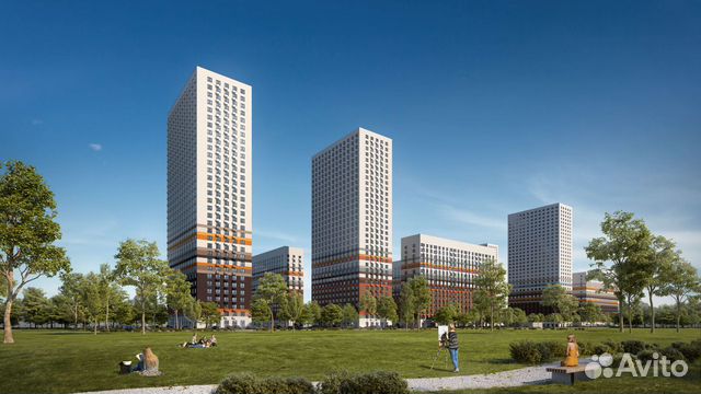 1-к квартира, 36 м², 30/33 эт. 1-к квартира, 36 м², 30/33 эт.