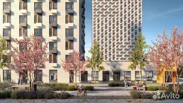1-к квартира, 41.4 м², 13/31 эт. 1-к квартира, 41.4 м², 13/31 эт.