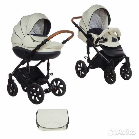 Коляска Tutis Mimi Style 2 в 1 жаккард молочный/ко Коляска Tutis Mimi Style 2 в 1 жаккард молочный/ко