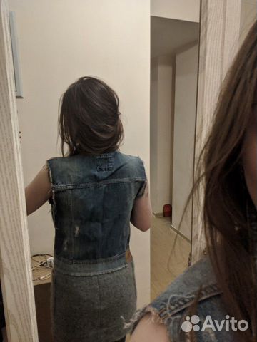 Джинсовая жилетка Джинсовая жилетка