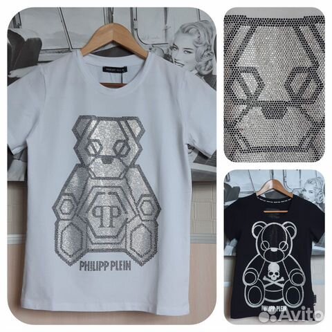 Футболка Philipp Plein женская S,M,L Футболка Philipp Plein женская S,M,L