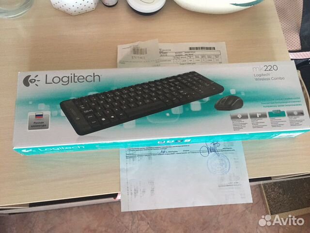 Комплект клавиатура и мышь Logitech беспроводные Комплект клавиатура и мышь Logitech беспроводные