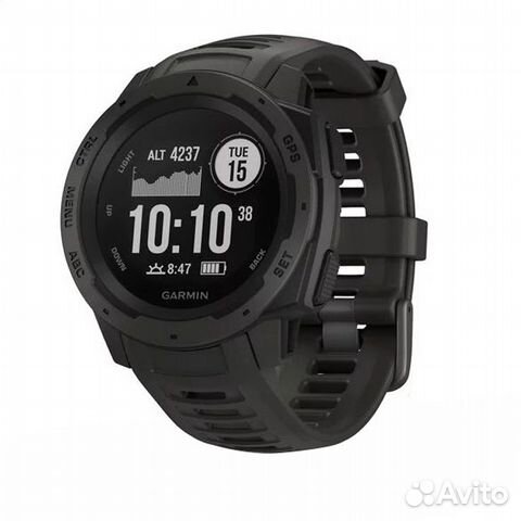 Garmin Instinct GPS Watch - Graphit (010-02064-00)