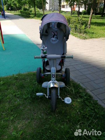 Велосипед детский с ручкой