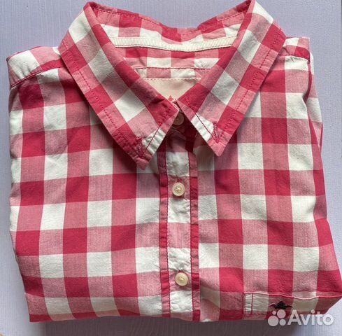 Женская рубашка в клетку Женская рубашка в клетку