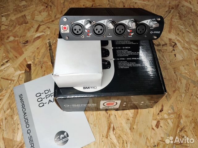 SM Pro Audio Q-Pre - микрофонный предусилитель SM Pro Audio Q-Pre - микрофонный предусилитель