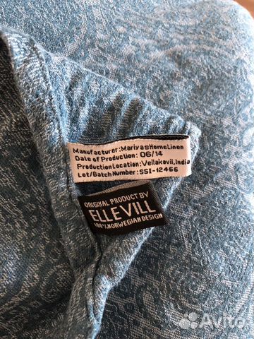 Слинг-шарф Ellevill Paisley Linen Ink, 6-ка