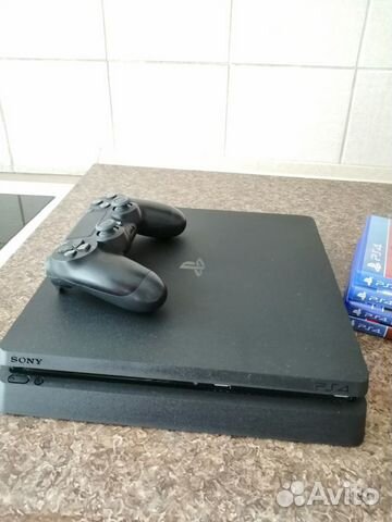 PS4 Slim 500GB + игры PS4 Slim 500GB + игры
