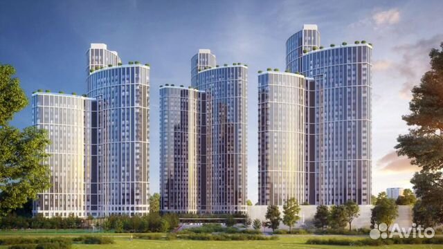 2-к квартира, 63.9 м², 21/35 эт. 2-к квартира, 63.9 м², 21/35 эт.
