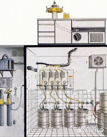 Пивной охладитель схема