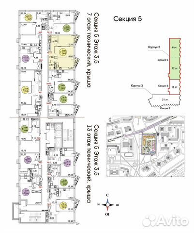 2-к квартира, 57 м², 5/12 эт. 2-к квартира, 57 м², 5/12 эт.