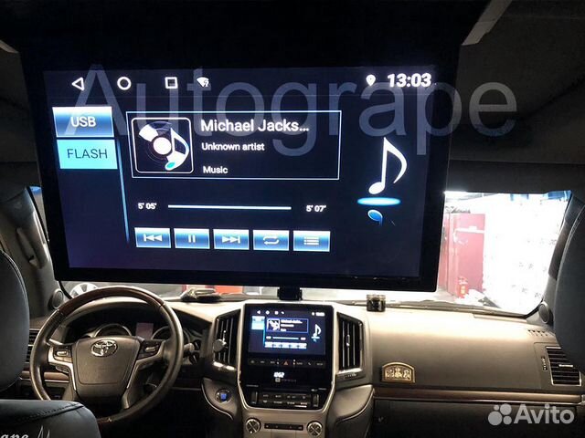 Блок навигации Android для Toyota Land Cruiser 200 Блок навигации Android для Toyota Land Cruiser 200