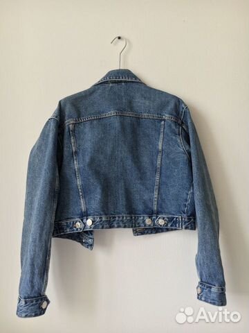 Укороченная джинсовая куртка zara Укороченная джинсовая куртка zara