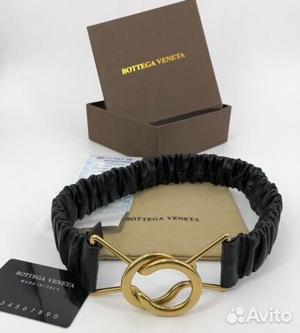 Новый женский кожаный ремень пояс Bottega Veneta Новый женский кожаный ремень пояс Bottega Veneta
