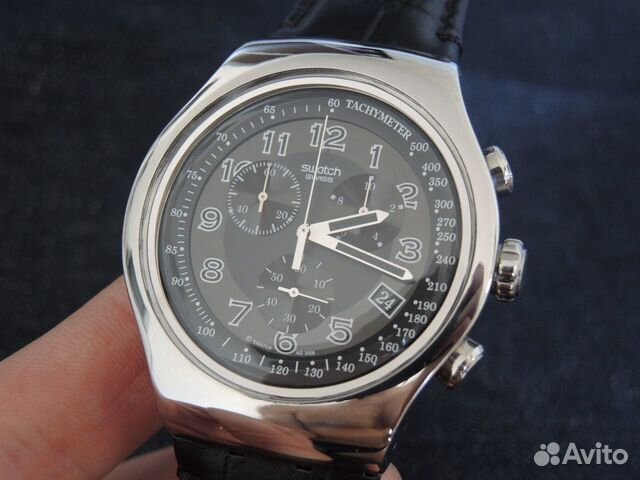 Часы Swatch Chrono Irony Your Turn Black YOS440 Часы Swatch Chrono Irony Your Turn Black YOS440