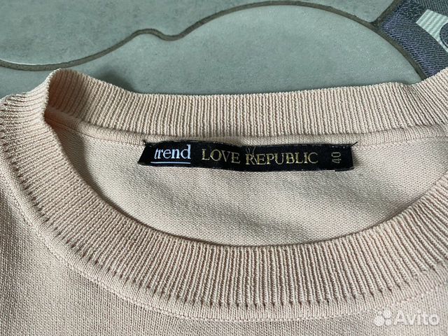 Свитшот блузка свитер с оборками Love Republic