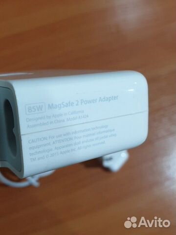 Блок питания magsafe 2 85w для макбук