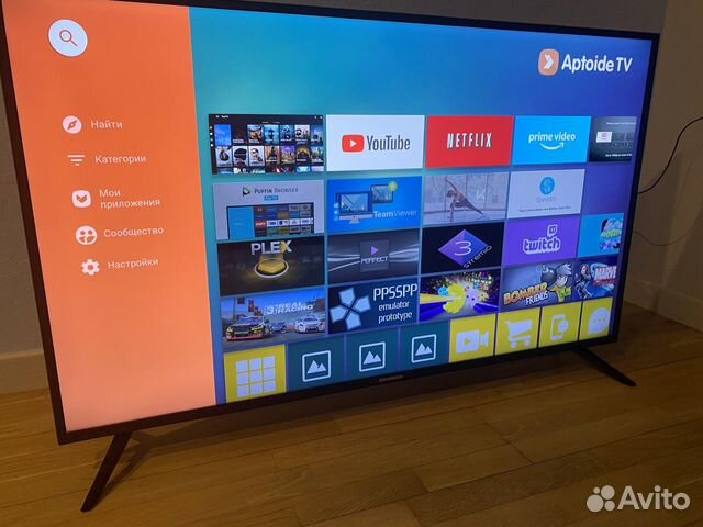 4K UHD Телевизор Erisson 50ulea18T2SM, smart tv