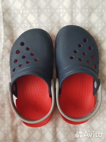 Сабо Crocs c10 темно-синие