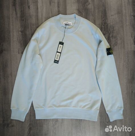 NEW Толстовка свитшот Stone Island небесный -S,M,L NEW Толстовка свитшот Stone Island небесный -S,M,L