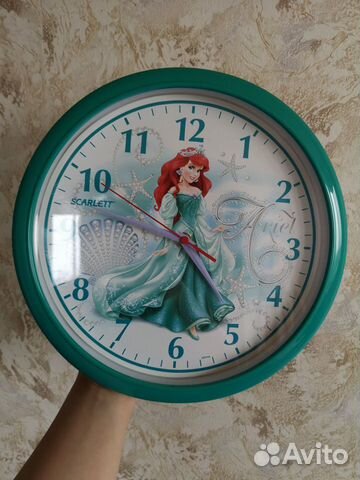 Часы настенные Disney Ариэль (новые) Часы настенные Disney Ариэль (новые)