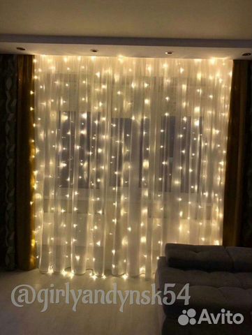 Гирлянда штора