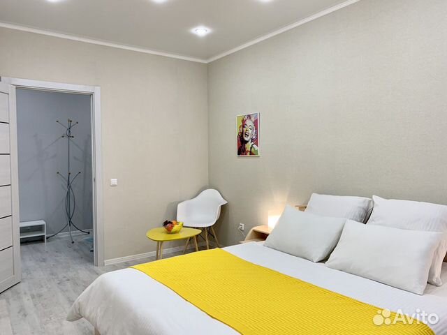 

1-к. квартира, 40 м², 2 кровати