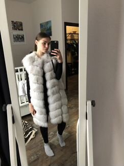 Жилетка из песца