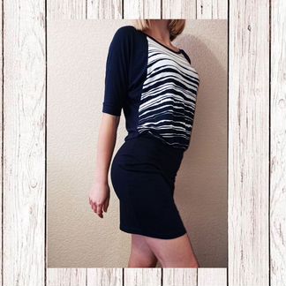 Элегантное синее Платье O’stin. Новое