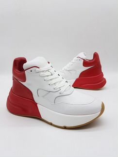 Кроссовки Alexander McQueen Runner кожаные