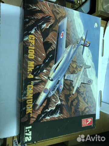 Сборная модель самолета1:72 canuck, CF100MK 4