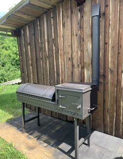 Мангал-гриль-печь толщиной 5 мм