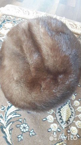 Женский норковый берет