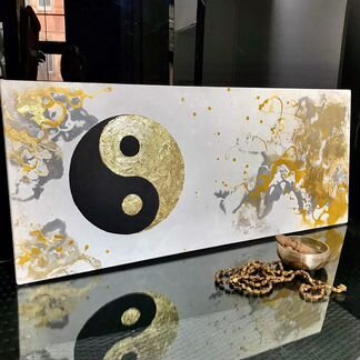 Картина “Инь-Ян” 90x38 см
