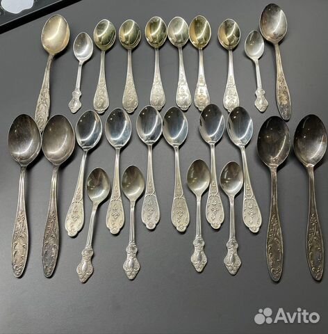 Столовые приборы из мельхиора СССР