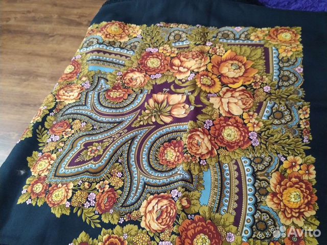 Платок шаль Павловопосадская