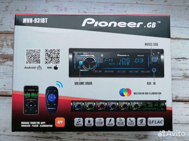 Магнитола pioneer процессорная 931 с bluetooth