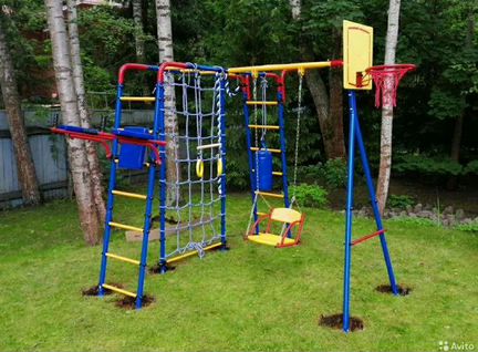 Уличный комплекс Юный Атлет плюс с Сеткой