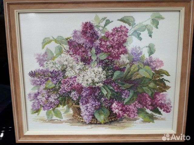 Картина вышитая крестом