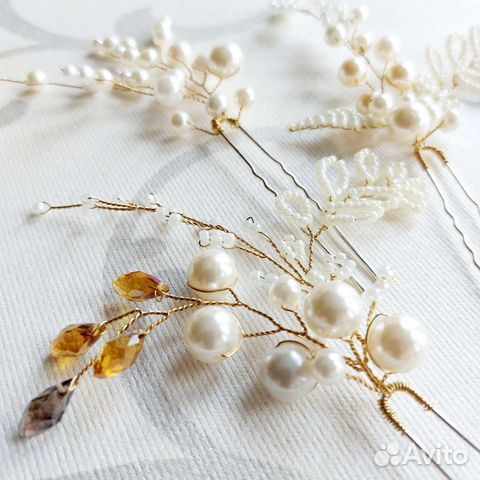 Свадебные украшения для волос. Шпильки для волос