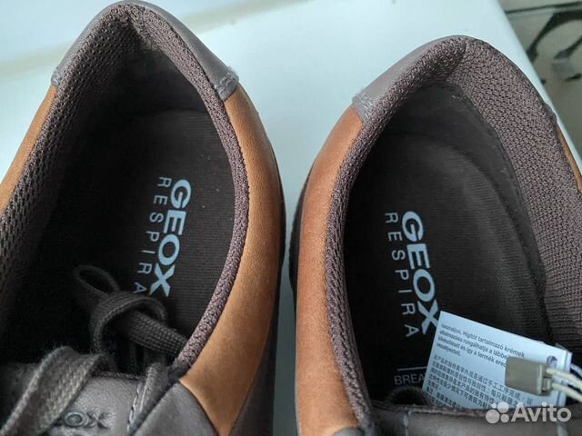 Новые кеды Geox Smart (Cognac)