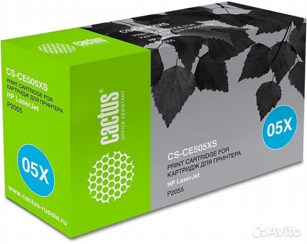 Картриджи Cactus 05X, 92A, 96A, 15A, 15X для HP