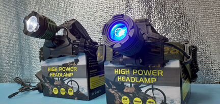 Налобный Фонарь Police с оптической линзой Zoom+уф