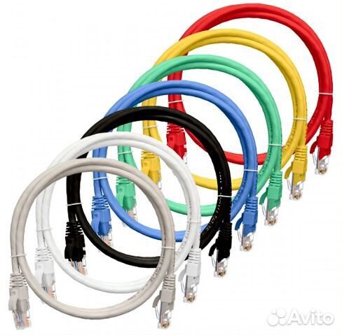 Патч корд WT-2038A10UTP-4, 5кат, 10м