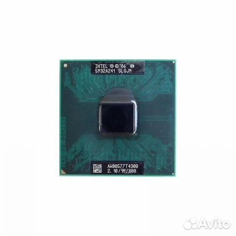 Intel Pentium T4300 / socket P / slgjm