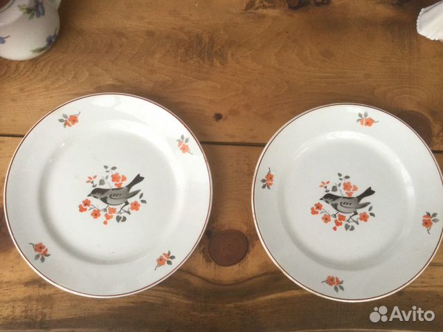 Тарелки конаково зик винтаж 1960 е
