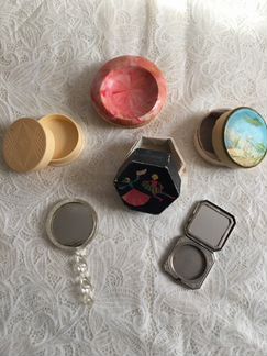 Косметика СССР.Пудреницы,зеркальце