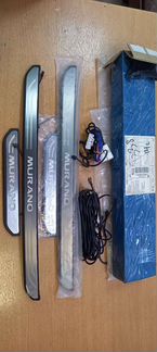 Накладки на пороги nissan murano z52