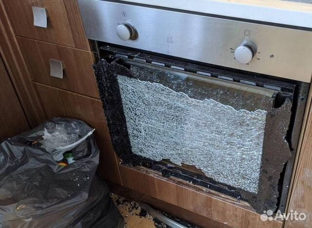 Стекло духового шкафа, духовки ремонт и замена